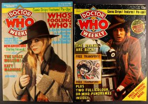 DR WHO - WEEKLY MAGAZINE 1# ONWARDS. Includes the rare 1st edition with the free transfers (front