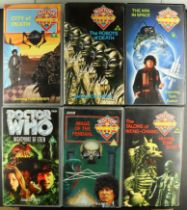 DR WHO - VHS COLLECTION. Consisting of William Hartnell x14, Patrick Troughton x9, Jon Pertwee x15,