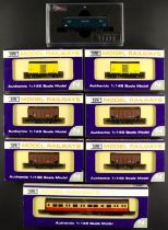 N GAUGE DAPOL ROLLING STOCK. LMS Bulk Grain x4, Shirebrook Breakdown Packing Van x2, CCT VAN 525145