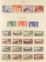 COLLECTIONS & ACCUMULATIONS KING GEORGE VI COMPREHENSIVE COLLECTION of mint and used stamps in a