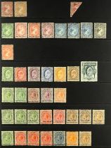 COLLECTIONS & ACCUMULATIONS BRITISH ATLANTIC ISLANDS 1878-1965 ATTRACTIVE MINT COLLECTION on stock