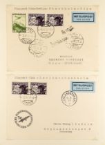 AUSTRIA 1927 - 1937 AIR POSTS COVERS, CARDS COLLECTION. Chiefly first flights (17 covers/cards).