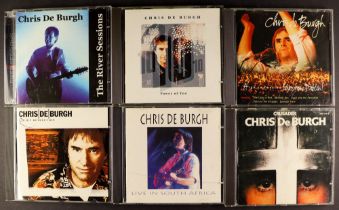 CHRIS DE BURGH COLLECTABLES. Includes approximately 95 CDs (with some promotional), 3 DVDs, a