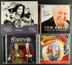 DR WHO RELATED AUCTION CDs INCLUDING SIGNED. Includes 'Dalek Empire' (10 different), 'Sarah Jane