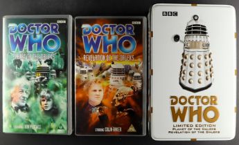 DR WHO - VHS LIMITED EDITIONS. Comprising of 'Planet of the Daleks and Revelation of the Daleks' (