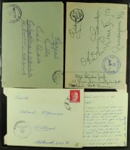 GERMAN OCCUPATIONS FELDPOST MAIL FROM OCCUPIED POLAND 1939-1944 collection of mostly stampless