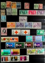 COLLECTIONS & ACCUMULATIONS COMMONWEALTH COLLECTION of mint & used stamps in 5 stockbooks, plenty of