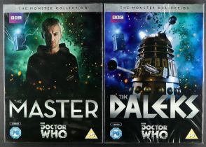 DR WHO - DVD SELECTION. Comprises of x from 'The Monster Collection', 'The Five Doctors' 25th