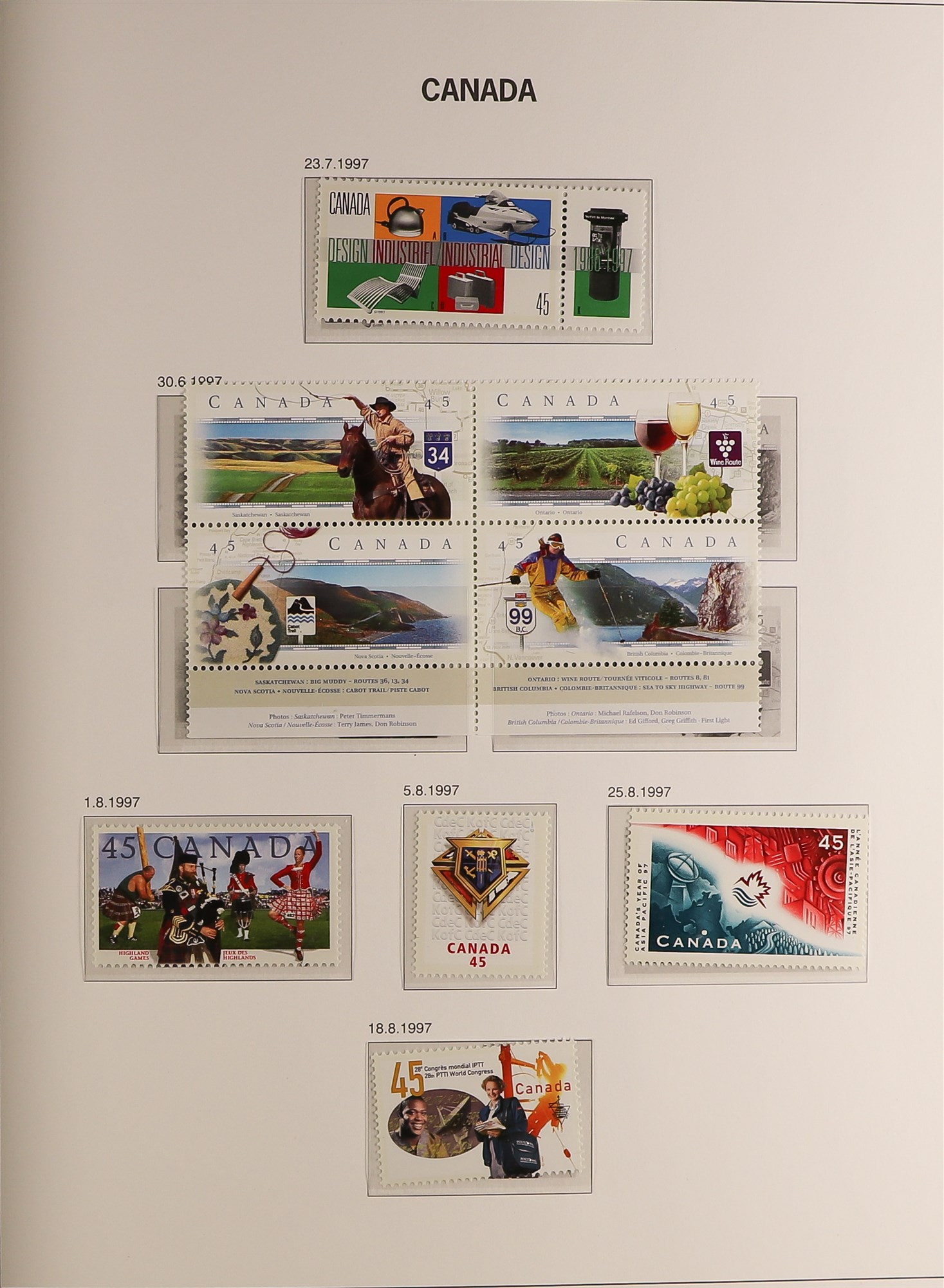 CANADA 1990 - 2002 NEVER HINGED MINT COLLECTION in DAVO Canada hingeless album, largely complete ( - Image 5 of 13