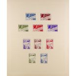 SAN MARINO 1943 COLOUR TRIALS. 25 imperf proofs on surfaced card, each in five different colours,