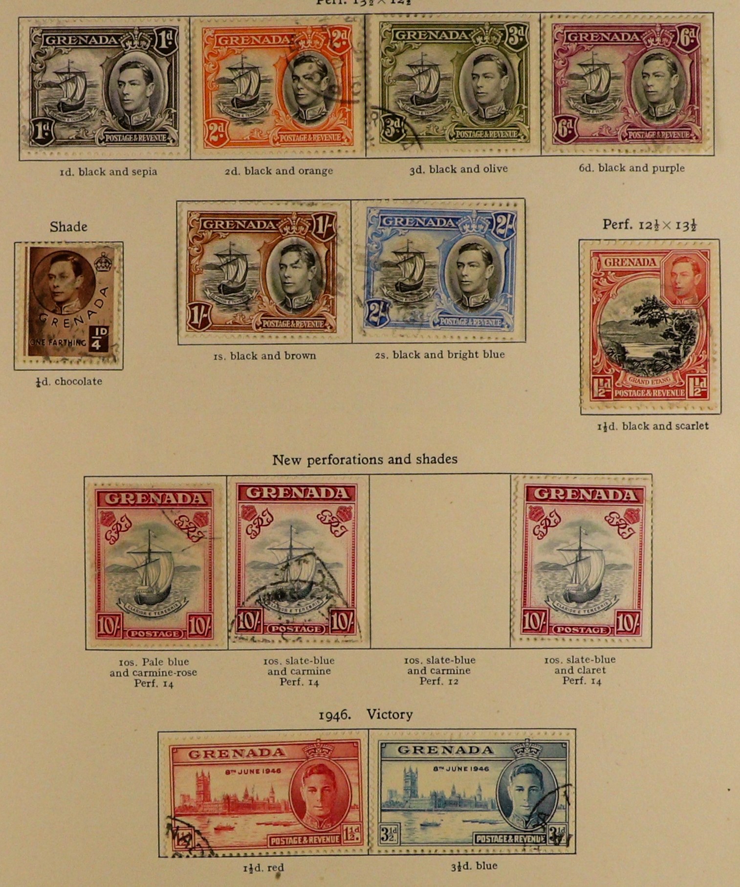 COLLECTIONS & ACCUMULATIONS COMMONWEALTH KING GEORGE VI VERY FINE USED COLLECTION in 3 well-filled - Image 15 of 48