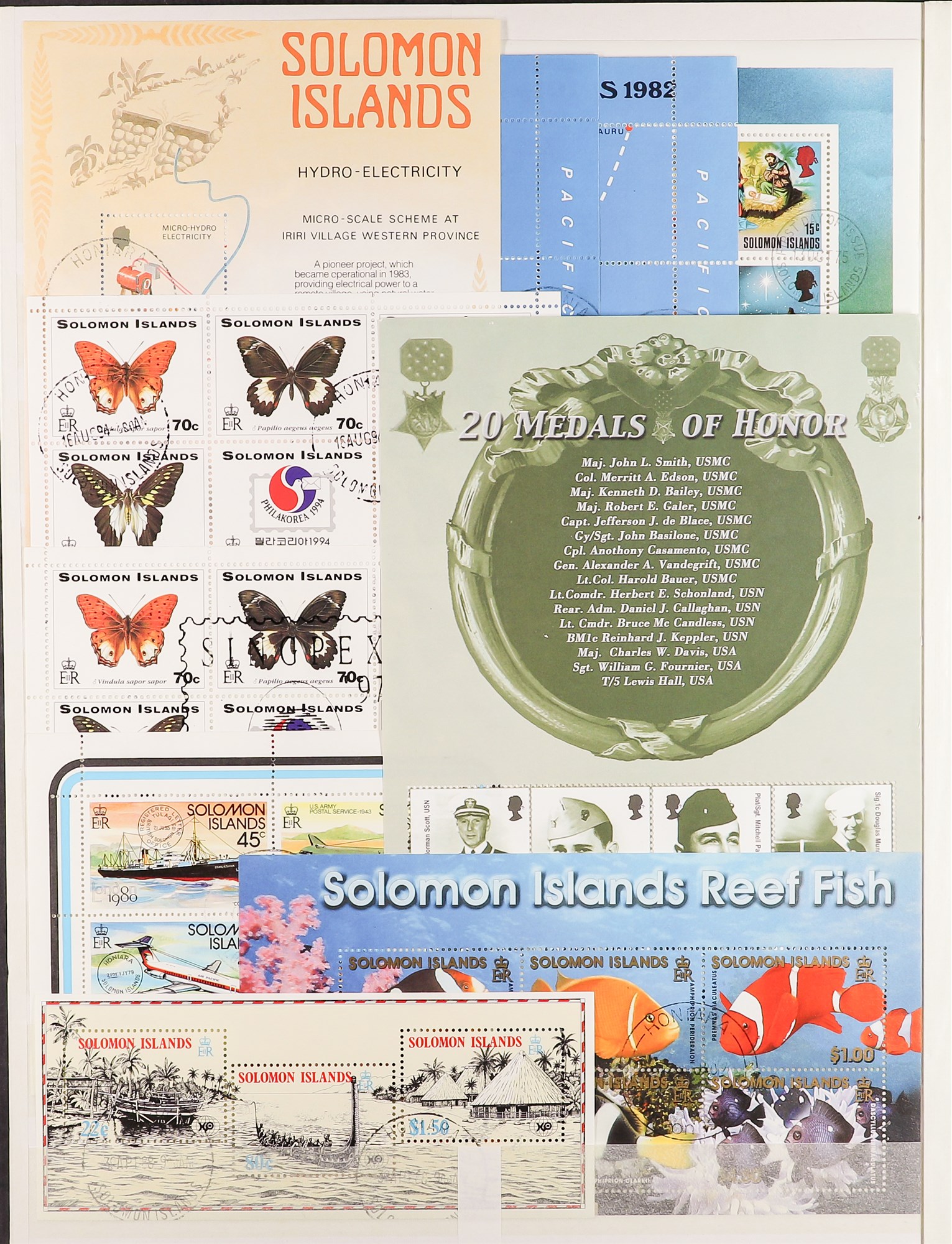 SOLOMON IS. 1953 - 2002 USED COLLECTION a highly complete run on protective pages, note the 1971 - Image 10 of 14