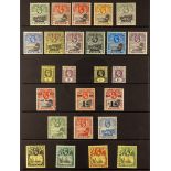 ST HELENA 1912 - 1935 MINT COLLECTION of over 50 stamps on protective pages, note 1912-16 set,