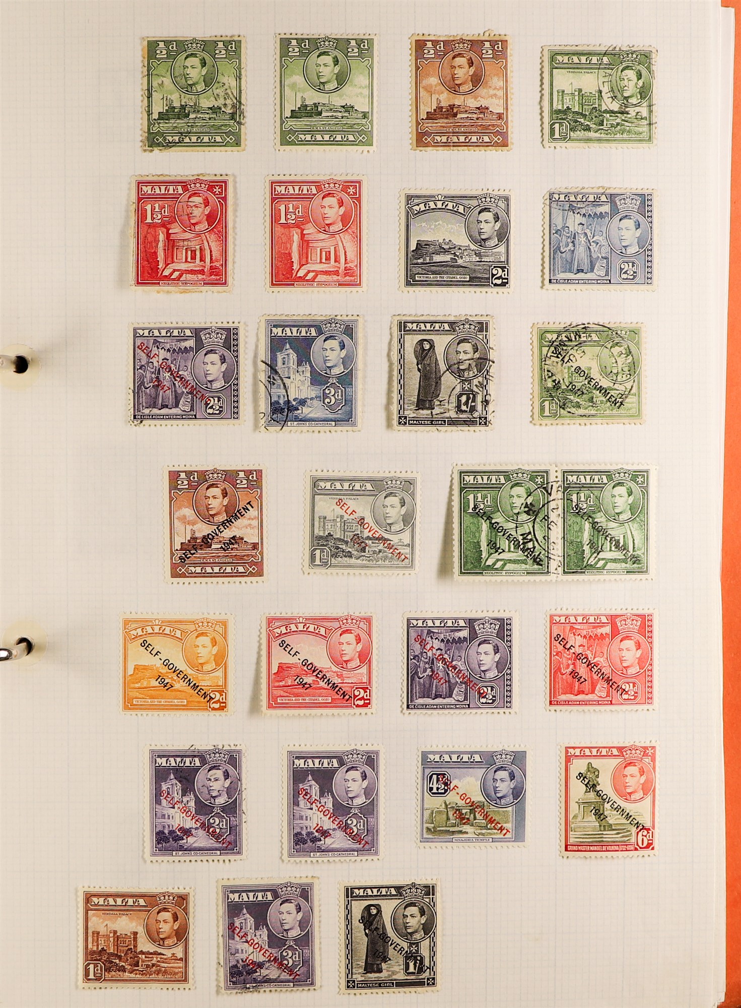 COLLECTIONS & ACCUMULATIONS COMMONWEALTH IN 4 ALBUMS. All periods mint & used (mostly used) Aden - Image 8 of 33