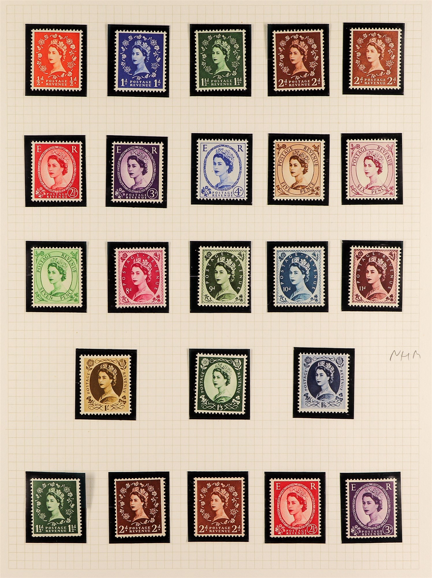 GREAT BRITAIN 1924-1982 MINT COLLECTION in hingeless mounts in two albums, later issues are never - Image 6 of 27