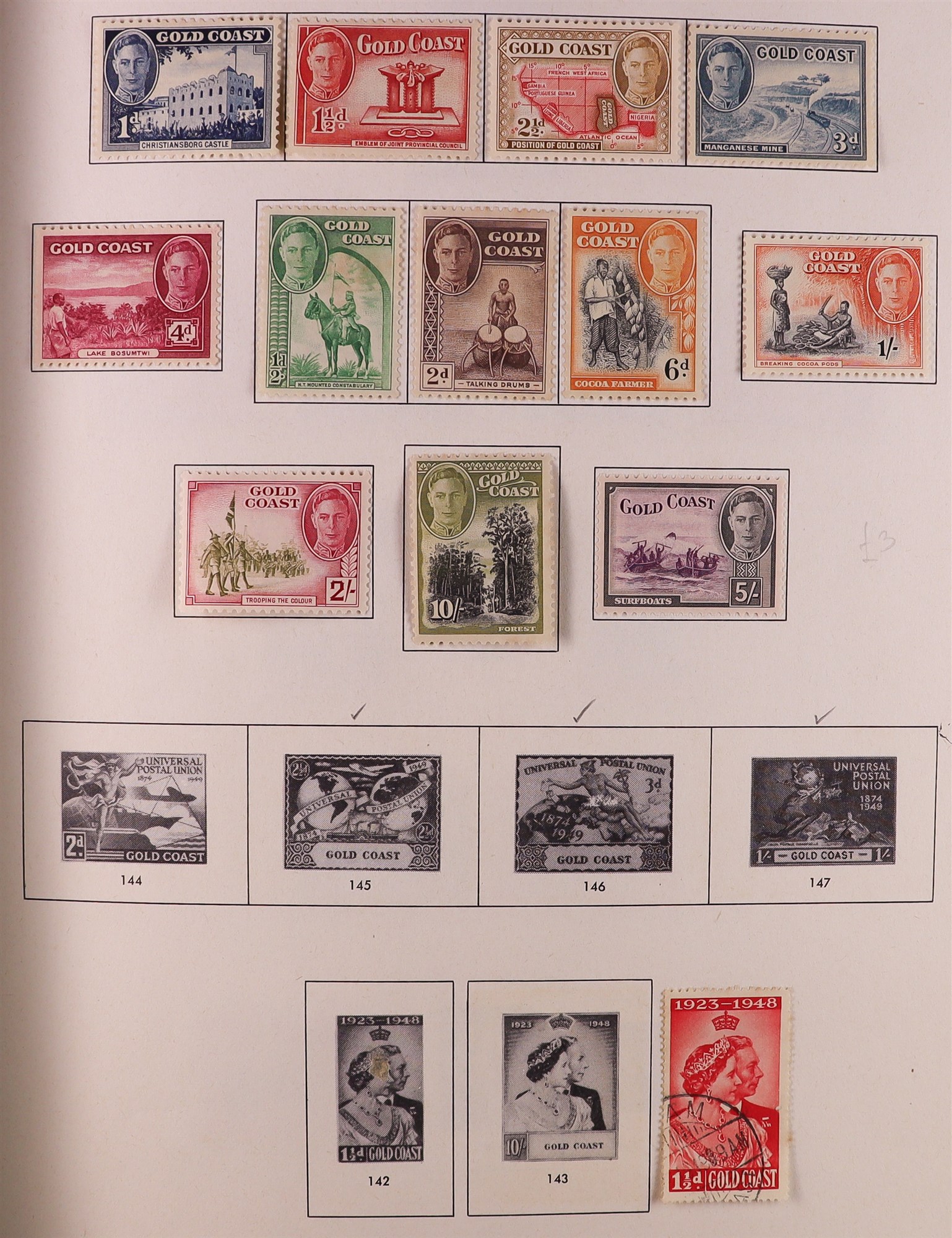 COLLECTIONS & ACCUMULATIONS BRITISH AFRICA 19th Century to 1950's mint & used collection in Minkus - Image 12 of 41