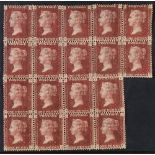 GB.QUEEN VICTORIA 1864-79 1d rose-red Plate 145, SG 43, mint (many stamps are never hinged)