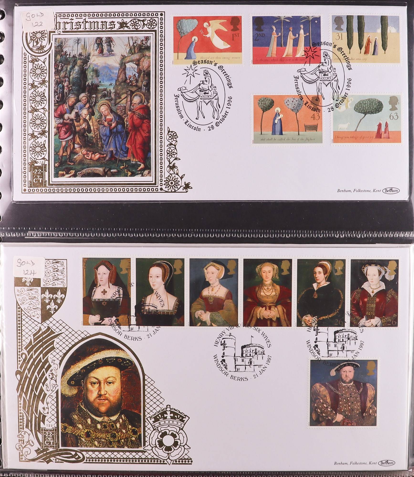 GB. COVERS & POSTAL HISTORY BENHAM 'GOLD 500' COVERS 1994 - 2000 Collection of 40 covers in Benham - Image 2 of 3