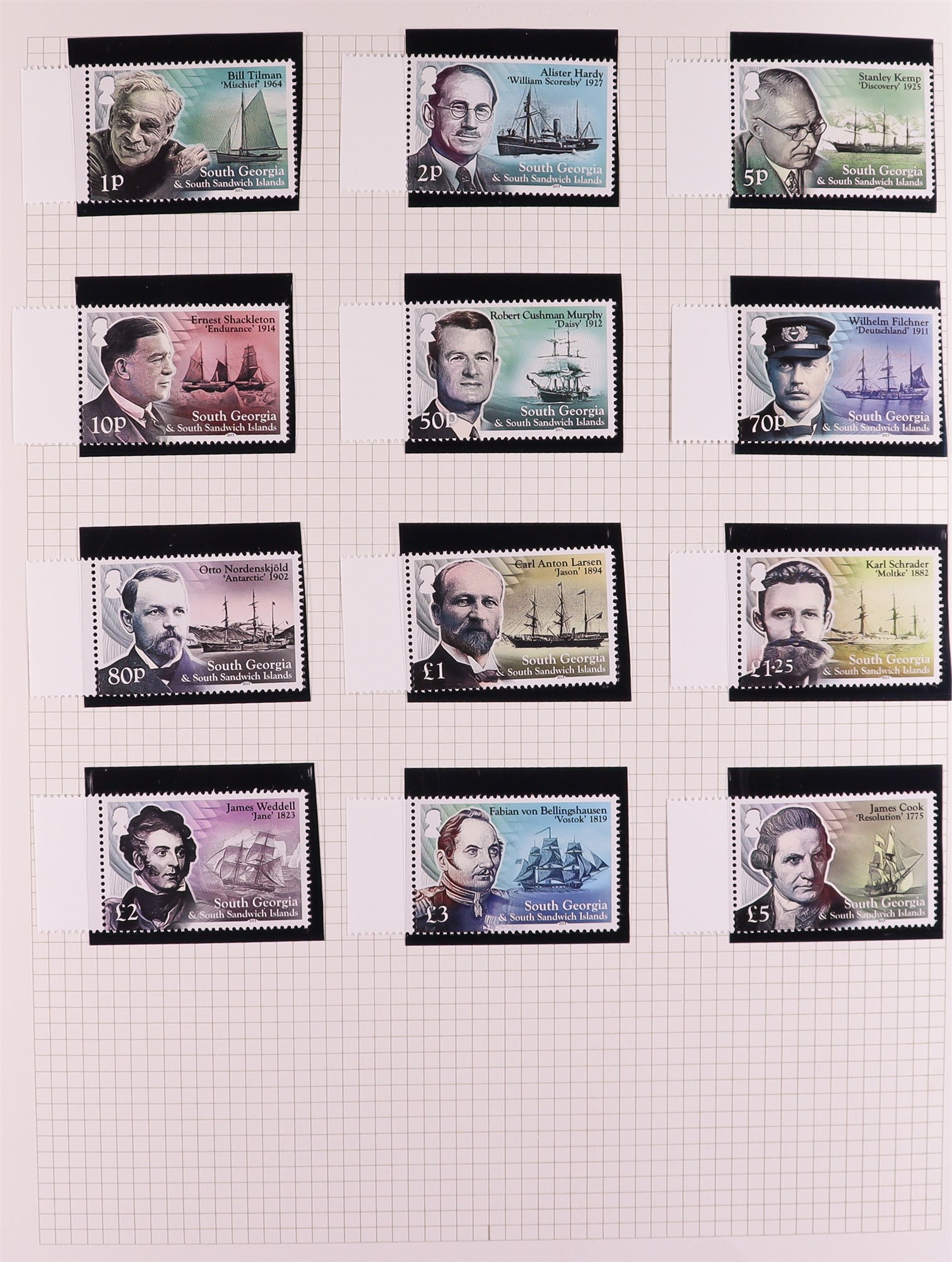 COLLECTIONS & ACCUMULATIONS COMMONWEALTH ISLANDS - NEVER HINGED MINT COLLECTION IN 16 ALBUMS with - Image 8 of 30