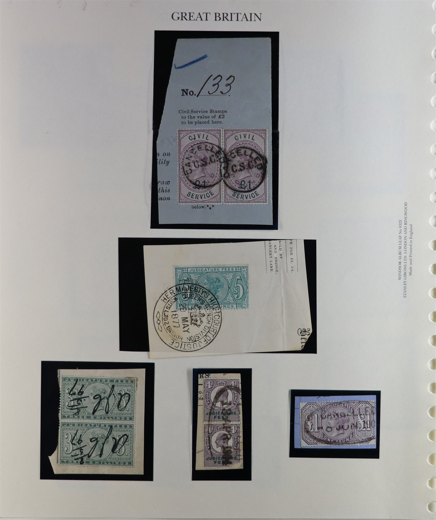 GREAT BRITAIN CONSIGNMENT BALANCE Includes Great Britain revenues, postage dues, locals, training - Image 14 of 24