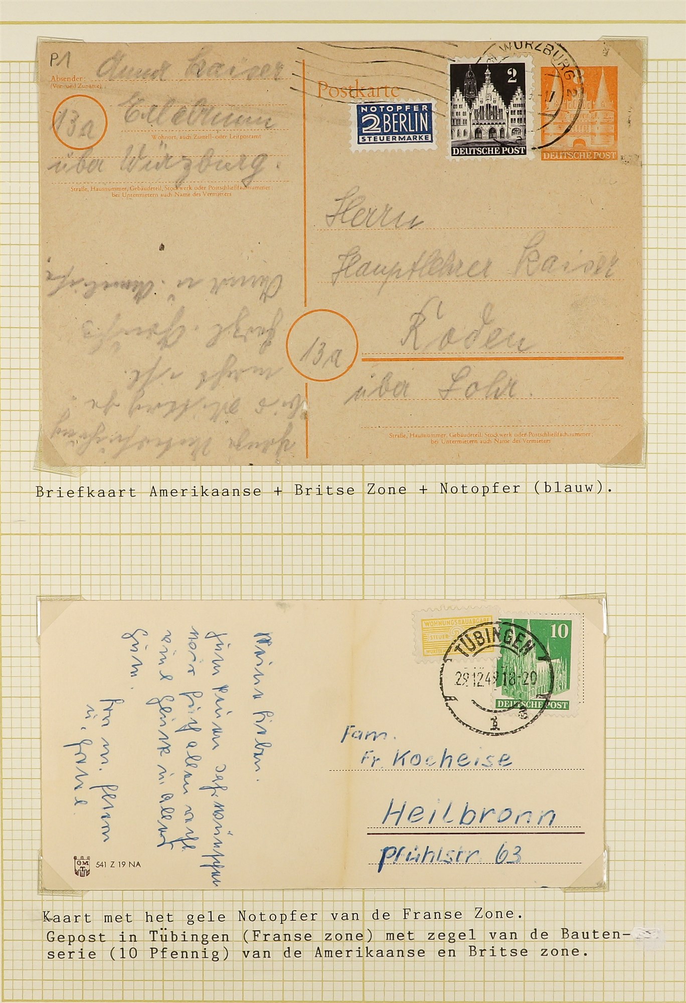 GERMAN ALLIED ZONES 1945 - 1951 COVERS COLLECTION around 60 items from various allied zones, - Image 6 of 16