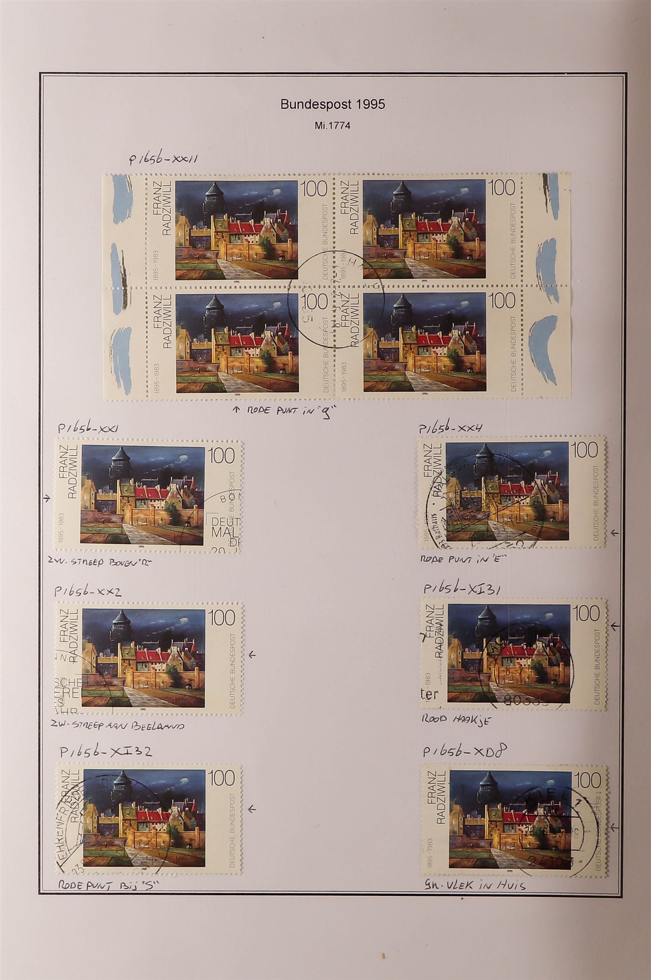 GERMANY WEST 1996 - 1999 SPECIALIZED COLLECTION of over 2000 mint, never hinged mint and used - Image 30 of 35