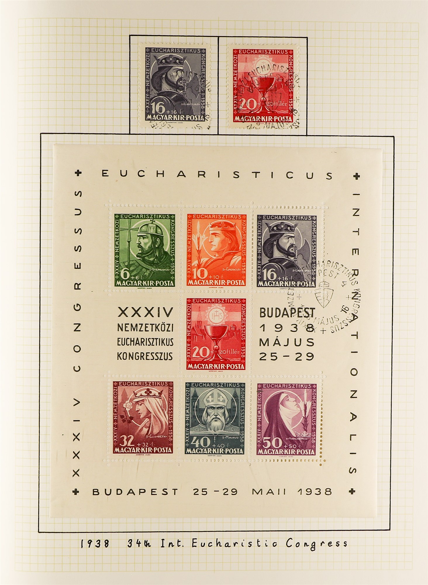 HUNGARY 1871 - 1944 COLLECTION of 1000+ mostly mint stamps, many sets, 'back of the book' with - Image 14 of 34
