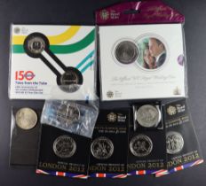 COINS HOARD GREAT BRITAIN 19th Century to 2010's coins in box, includes 2009 50p Kew Gardens in