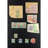 INDIA INDIA USED IN PERSIA collection of 128 Indian QV to KGV stamps with Persian postmarks, with