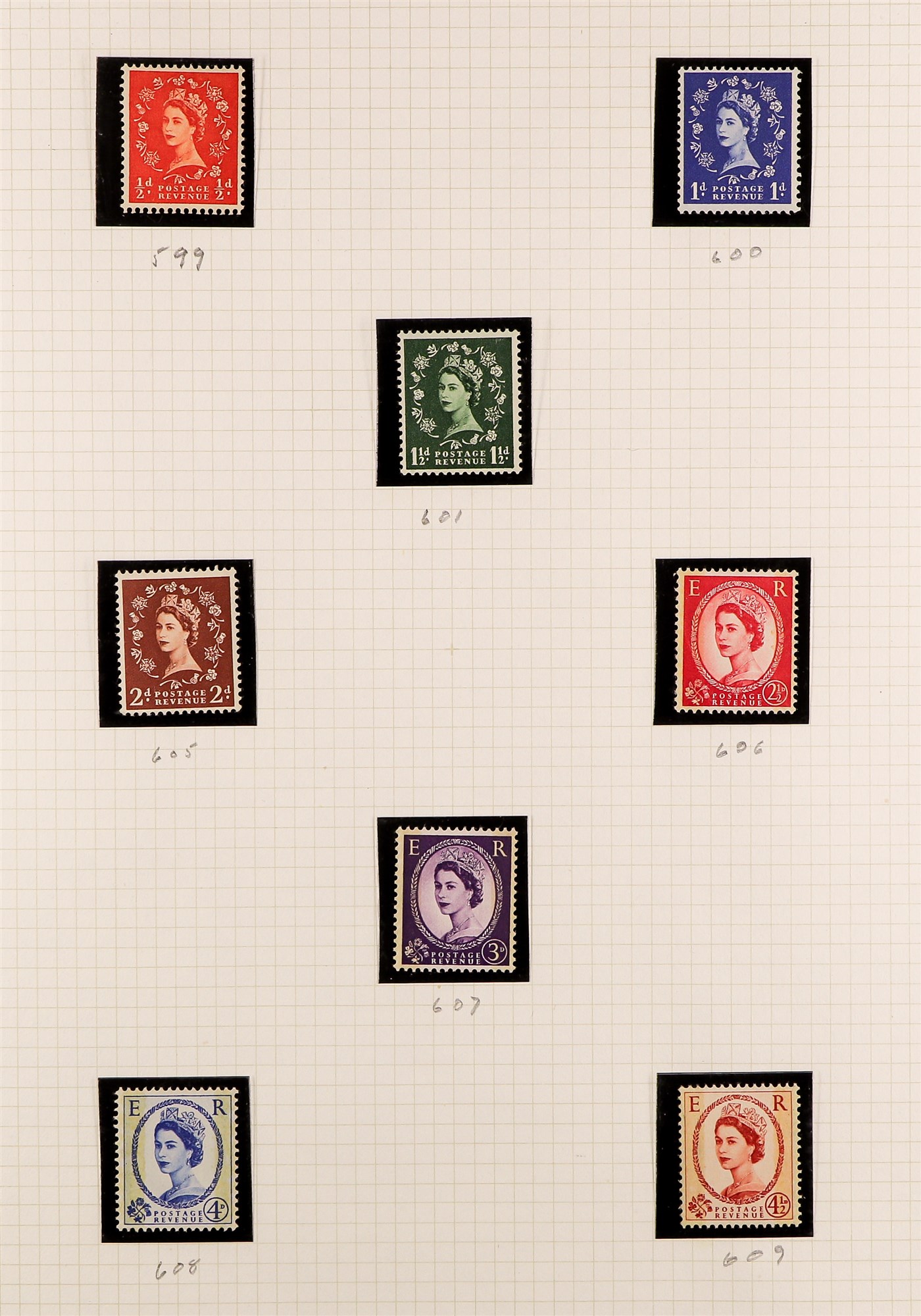 GREAT BRITAIN 1924-1982 MINT COLLECTION in hingeless mounts in two albums, later issues are never - Image 8 of 27