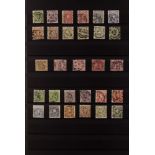 GERMANY 1875 - 1945 USED COLLECTION of approx 1000 stamps & miniature sheets on protective pages,