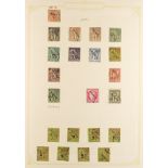 FRENCH COLONIES REUNION 1885 - 1974 collection of 300+ used stamps incl. 1885-86 25c on 40c, 1891