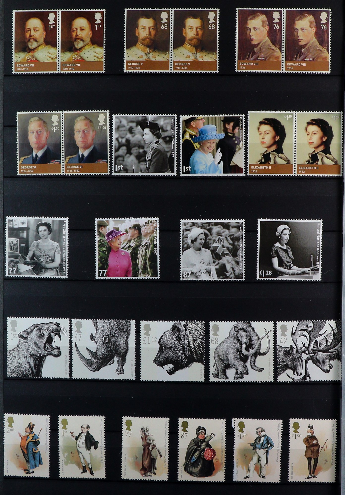 GB.ELIZABETH II 1991-2012 COMPREHENSIVE NEVER HINGED MINT COLLECTION in two stock books, seems to be - Image 6 of 8