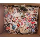 COLLECTIONS & ACCUMULATIONS WORLD HOARD Mostly 20th Century mainly used stamps loose in box,