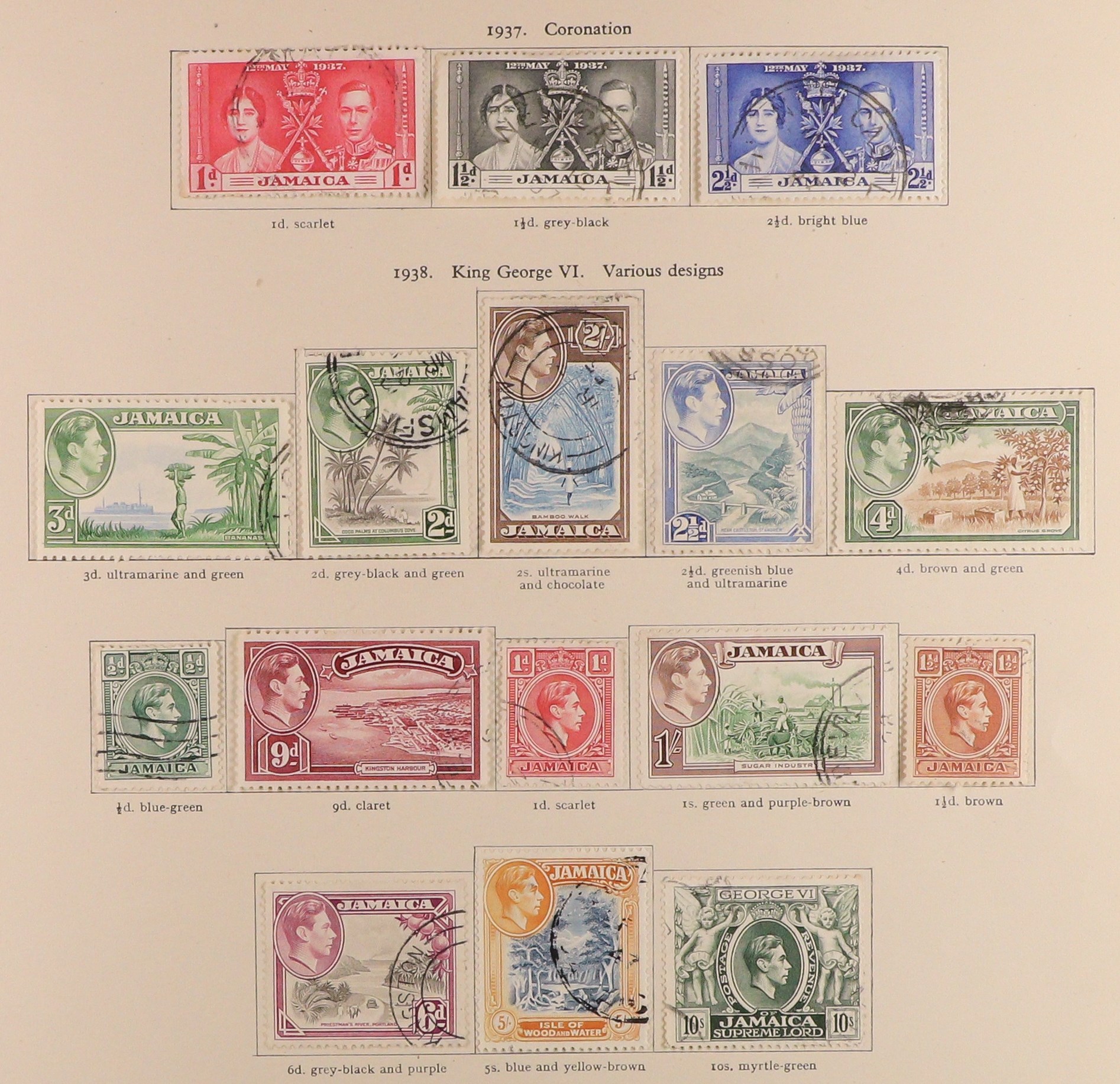 COLLECTIONS & ACCUMULATIONS COMMONWEALTH KING GEORGE VI VERY FINE USED COLLECTION in 3 well-filled - Image 20 of 48