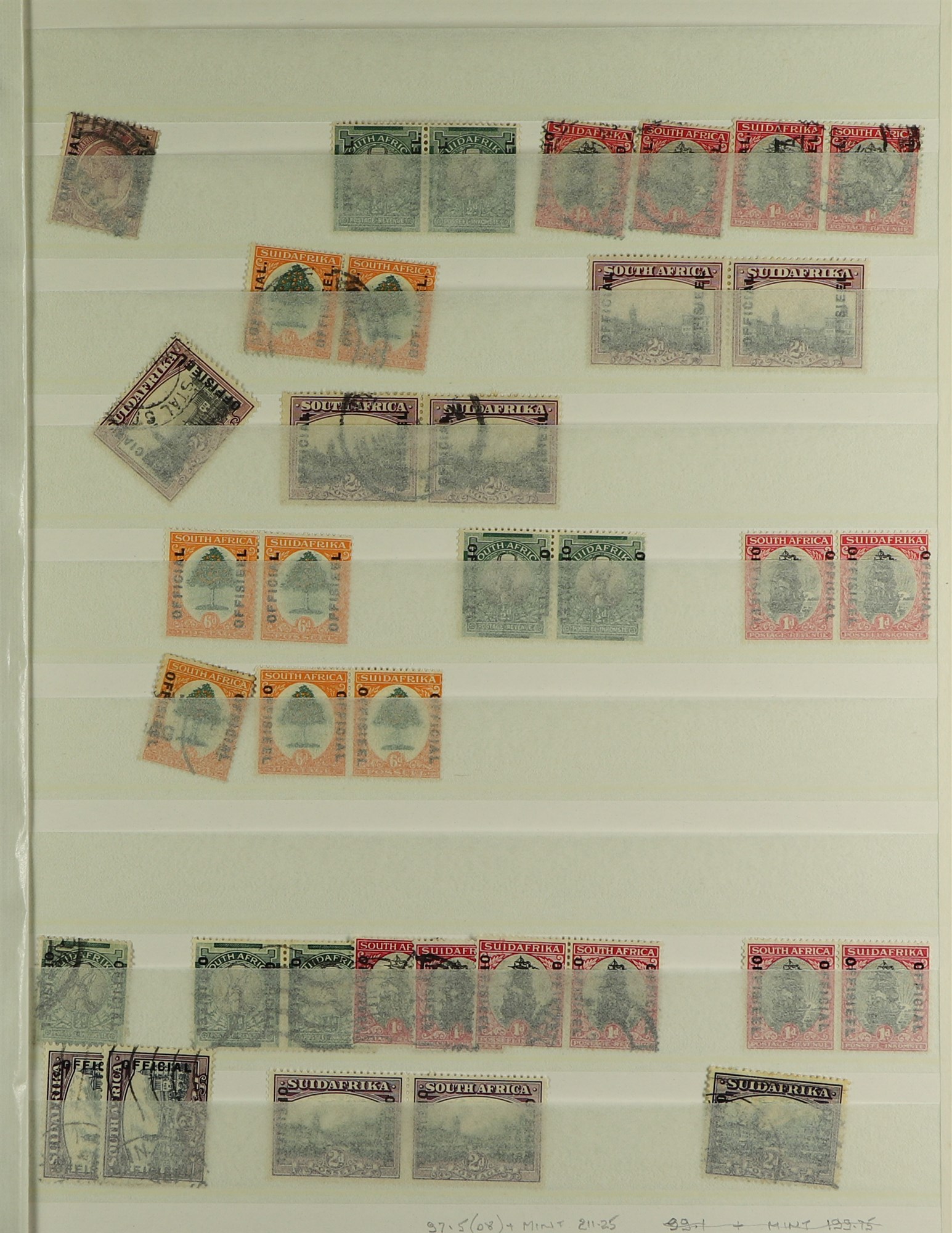 SOUTH AFRICA 1913 - 2000 COLLECTION / ACCUMULATION of 1500+ mint / never hinged mint & used stamps - Image 13 of 15