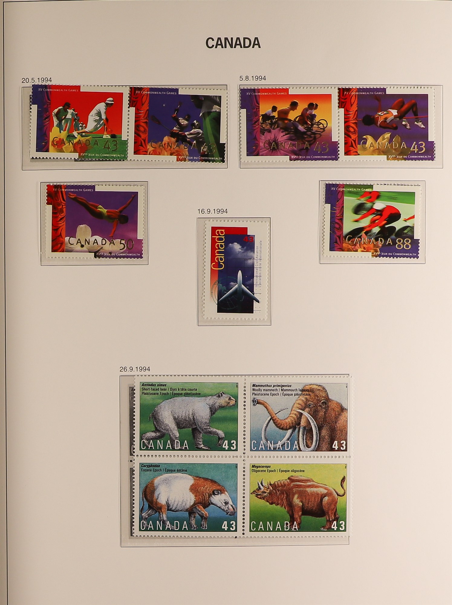 CANADA 1990 - 2002 NEVER HINGED MINT COLLECTION in DAVO Canada hingeless album, largely complete ( - Image 4 of 13