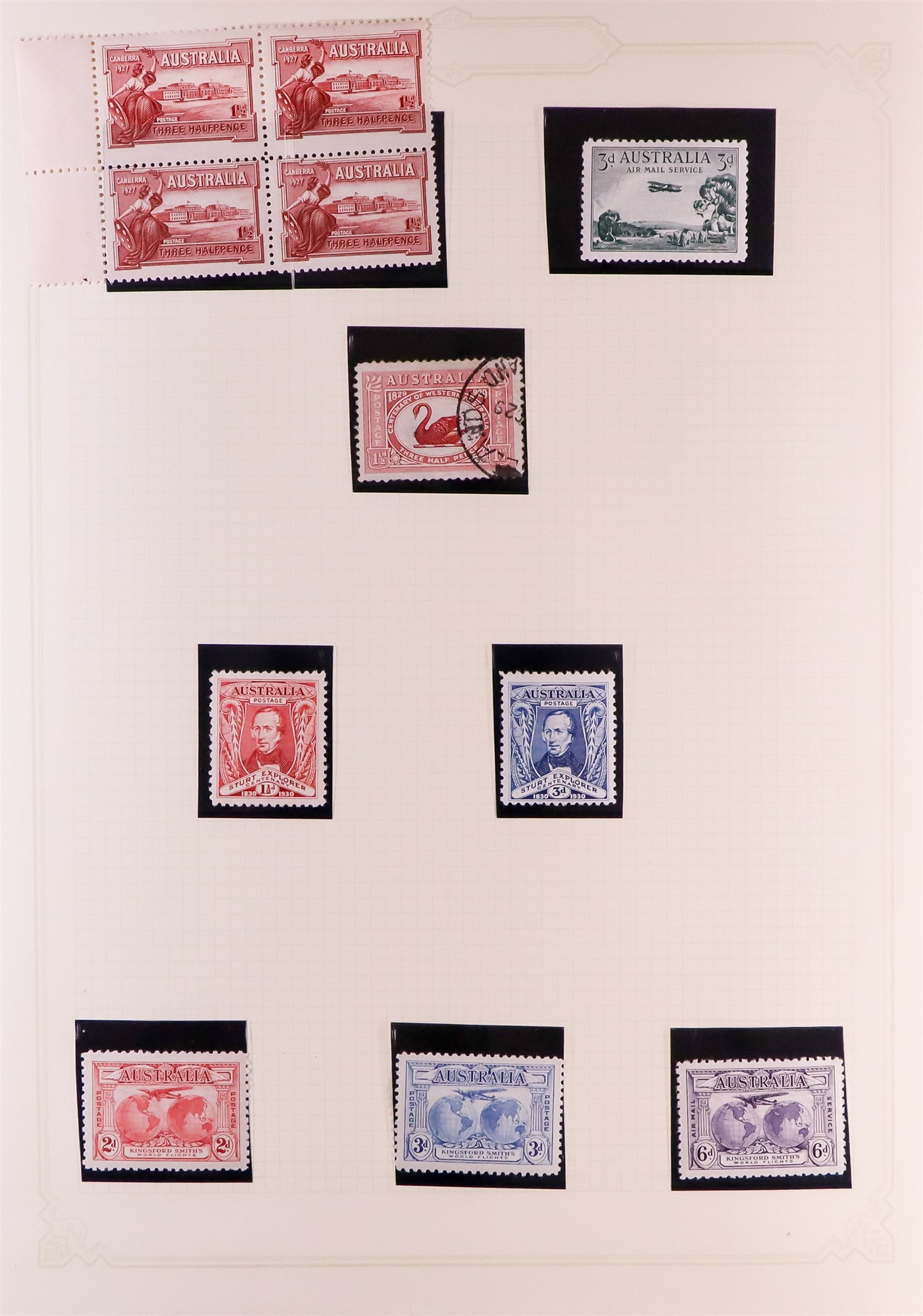 AUSTRALIA 1913 - 1936 VALUABLE MINT COLLECTION incl. 1913-14 1st Wmk Roos to 2s and 5s, 1918-23 to - Image 6 of 9