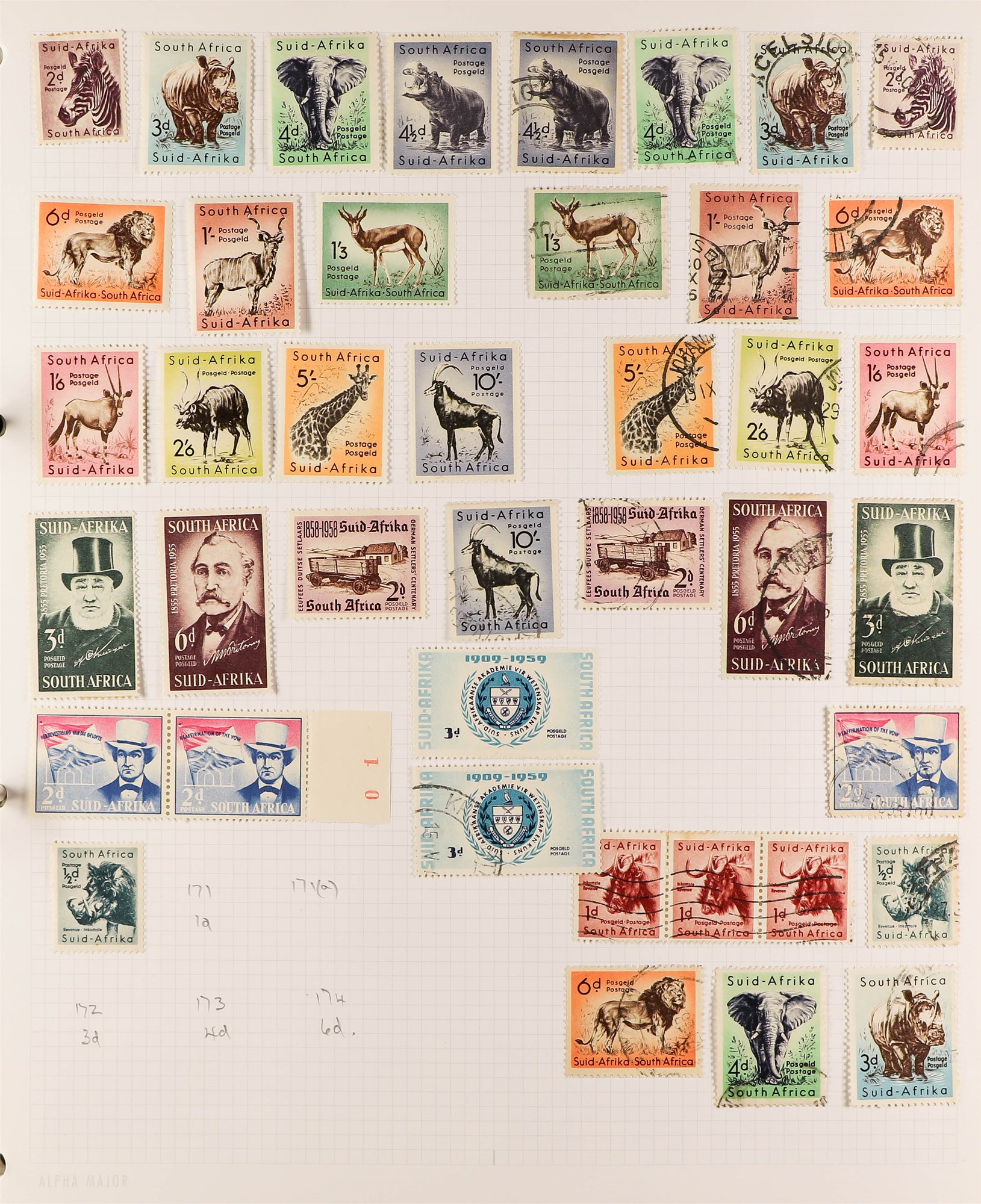 SOUTH AFRICA 1910 - 2010 COLLECTION of mint & used stamps in album, many high values, sets (2200+ - Image 9 of 17