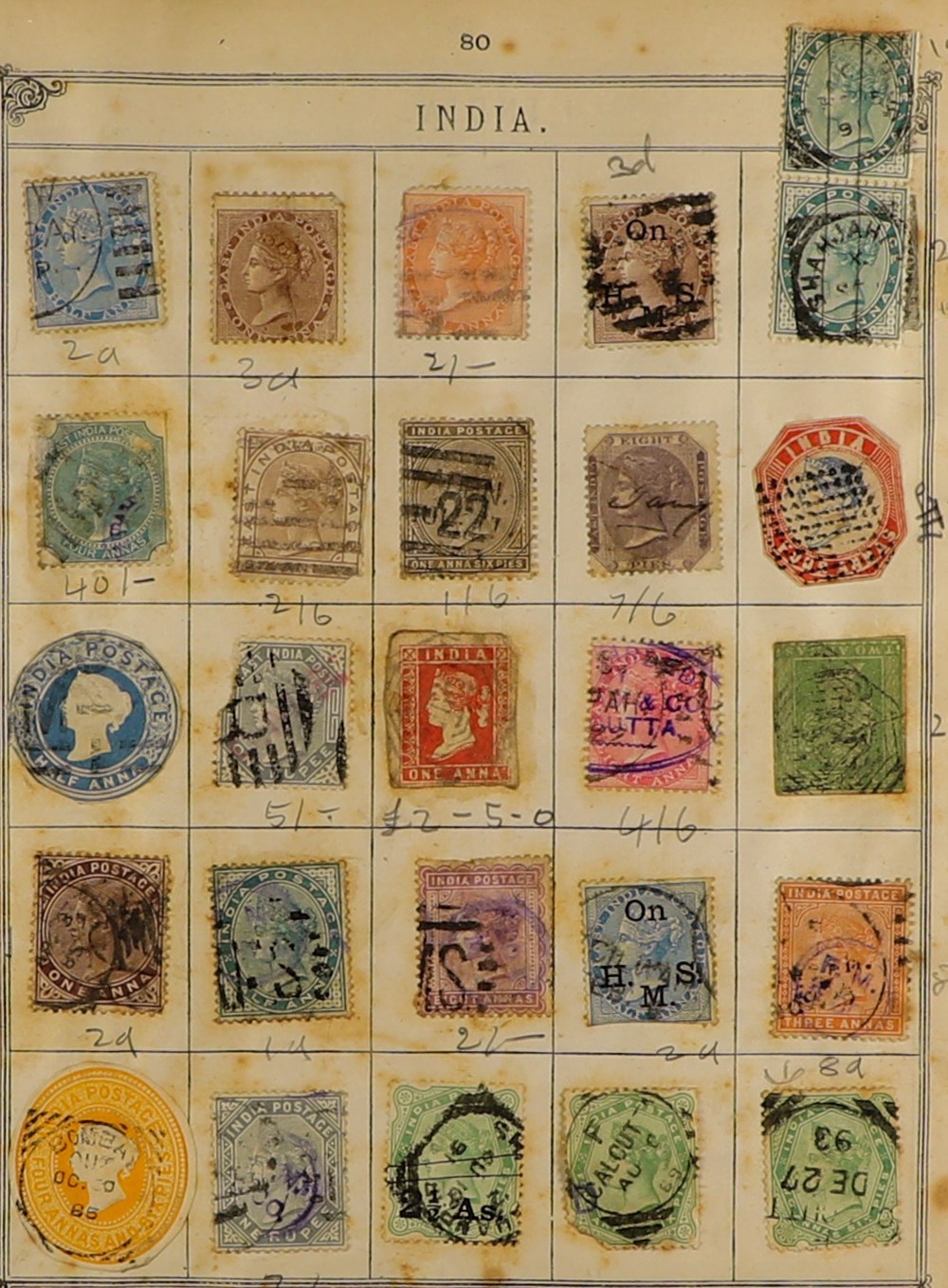 COLLECTIONS & ACCUMULATIONS ANCIENT WORLD ALBUMS 1840-1910's mint & used stamps in four small old - Bild 5 aus 11