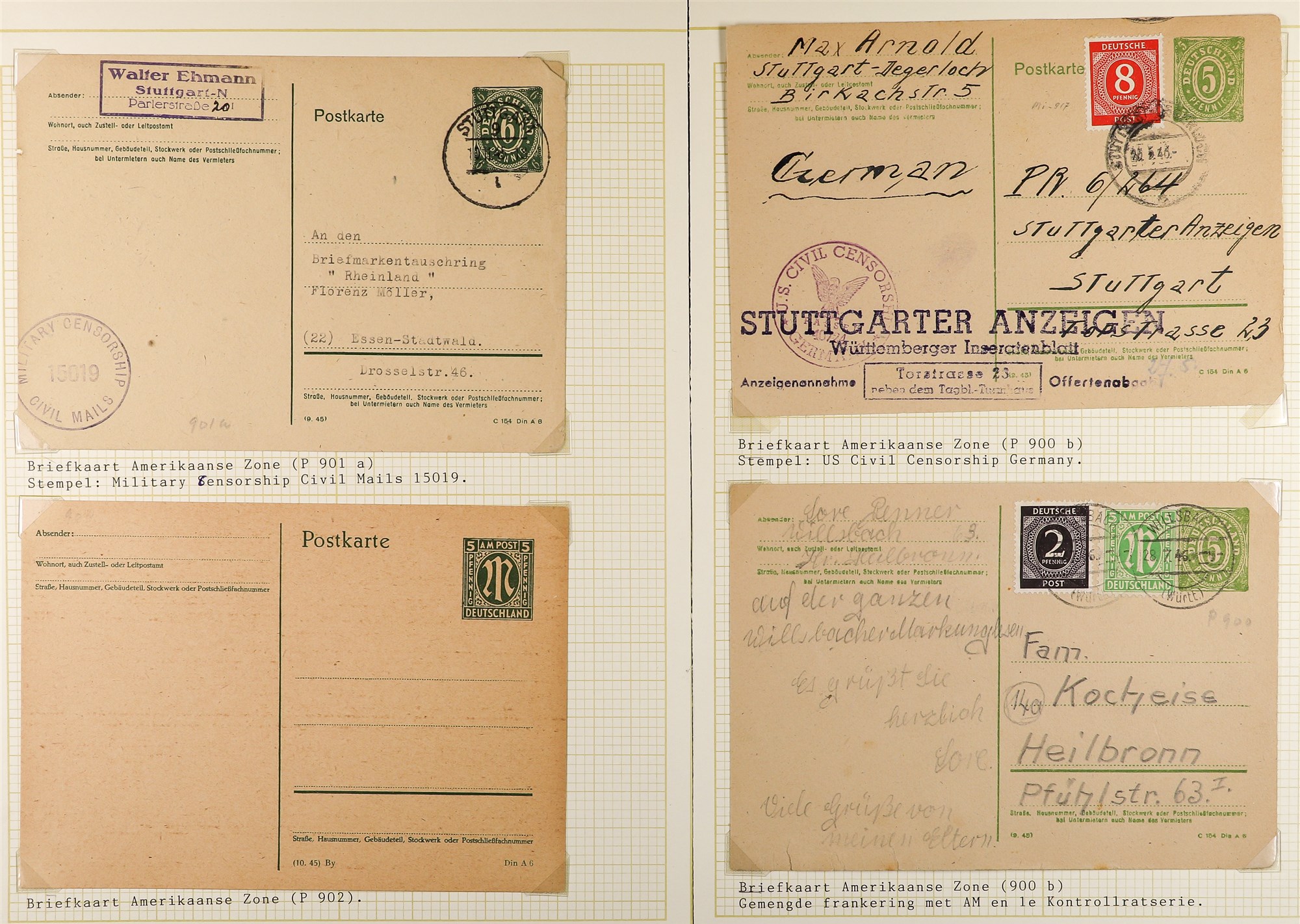 GERMAN ALLIED ZONES 1945 - 1951 COVERS COLLECTION around 60 items from various allied zones, - Image 3 of 16
