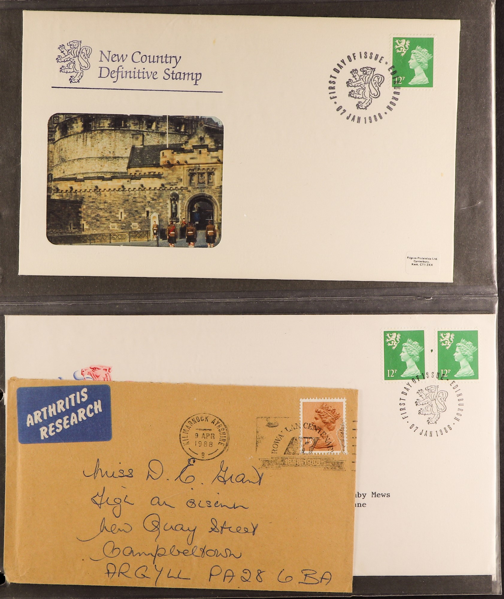 GB.FIRST DAY COVERS 1962 - 1990 COLLECTION of 'Regional' covers in 3 albums. Also includes loose - Image 20 of 34