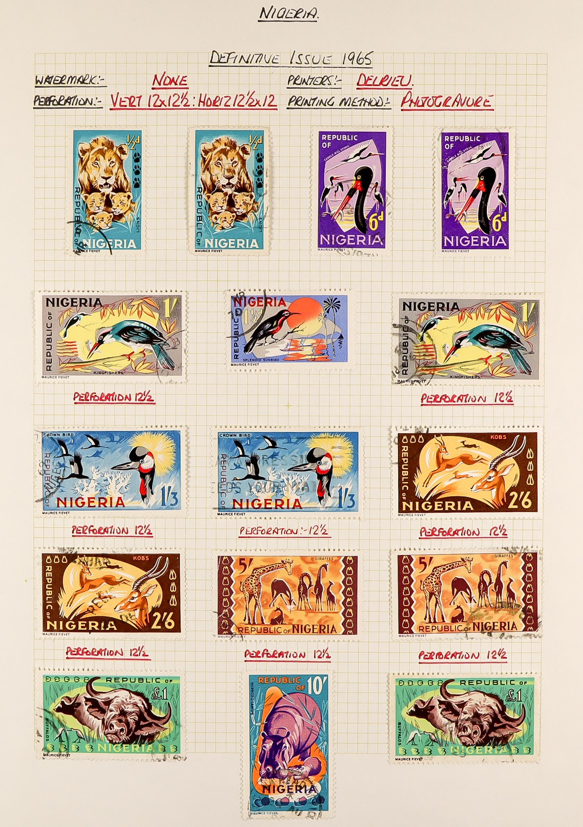 NIGERIA 1953 - 2008 EXTENSIVE USED COLLECTION in a well-filled album, of stamps & miniature - Image 4 of 14