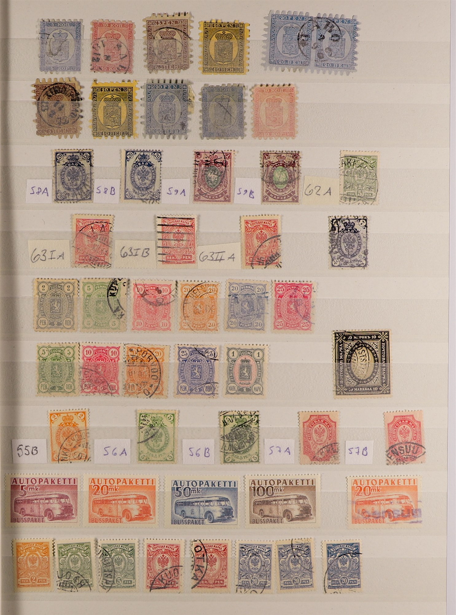 FINLAND 1860 - 2010's ACCUMULATION IN CARTON of mint / never hinged mint & used stamps and miniature