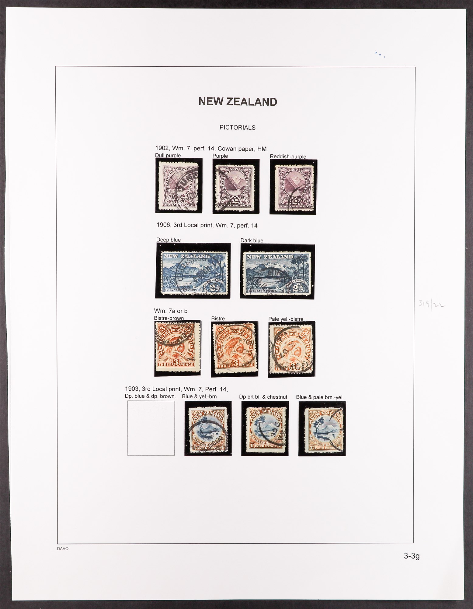 NEW ZEALAND 1902-07 PICTORIAL ISSUE collection of 60+ used perf 11 and perf 14 stamps with most of - Image 4 of 5