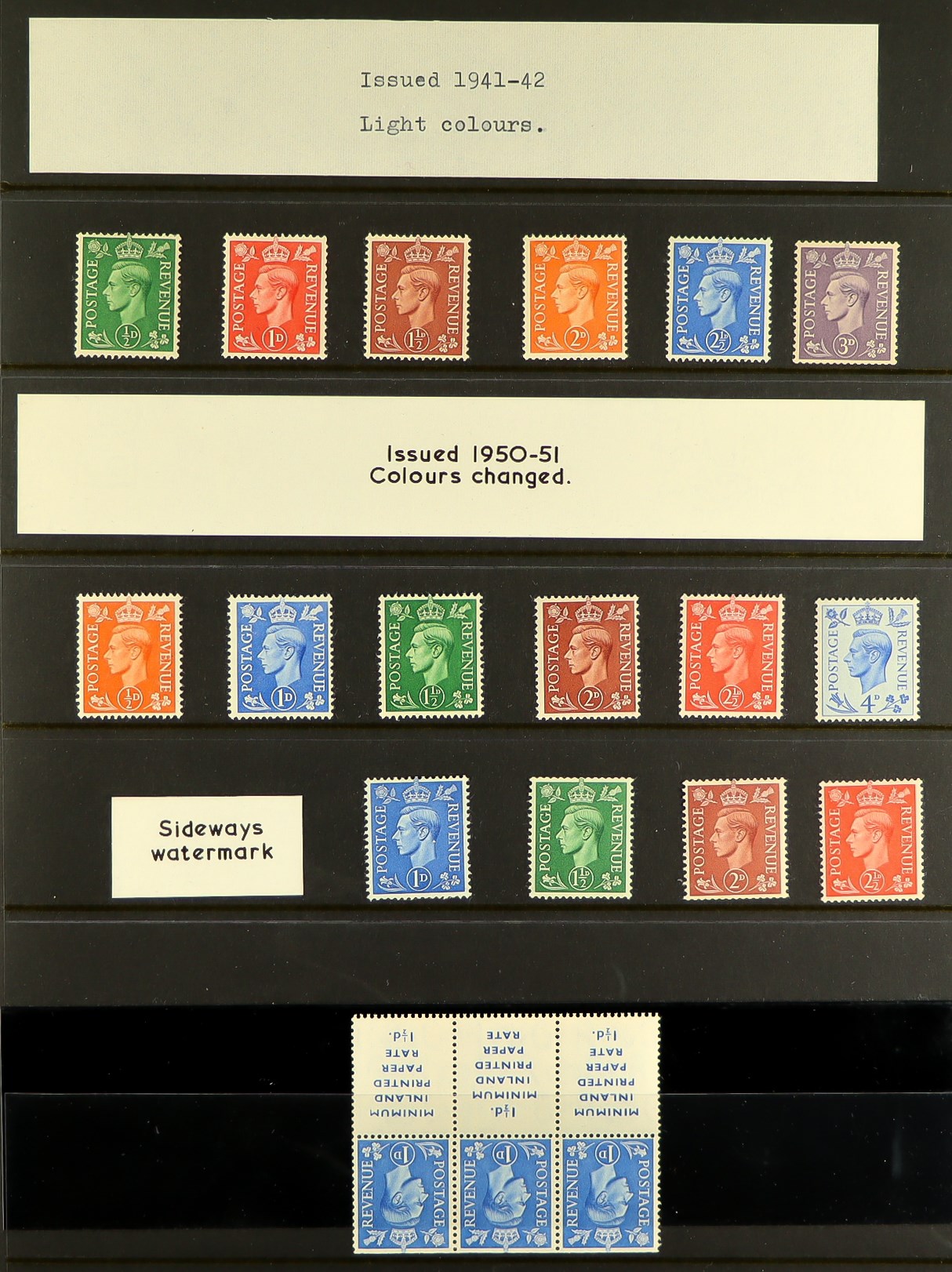 GREAT BRITAIN 1937-1980's NEVER HINGED MINT COLLECTION in two albums, includes 1937-47 set incl - Image 2 of 33