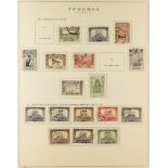 TURKEY 1921 - 1963 COLLECTION of over 750 mint & used stamps on album pages, many sets, later