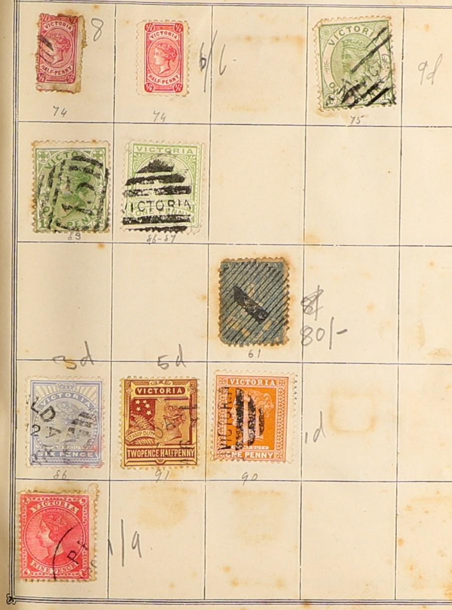 COLLECTIONS & ACCUMULATIONS ANCIENT WORLD ALBUMS 1840-1910's mint & used stamps in four small old - Bild 8 aus 11