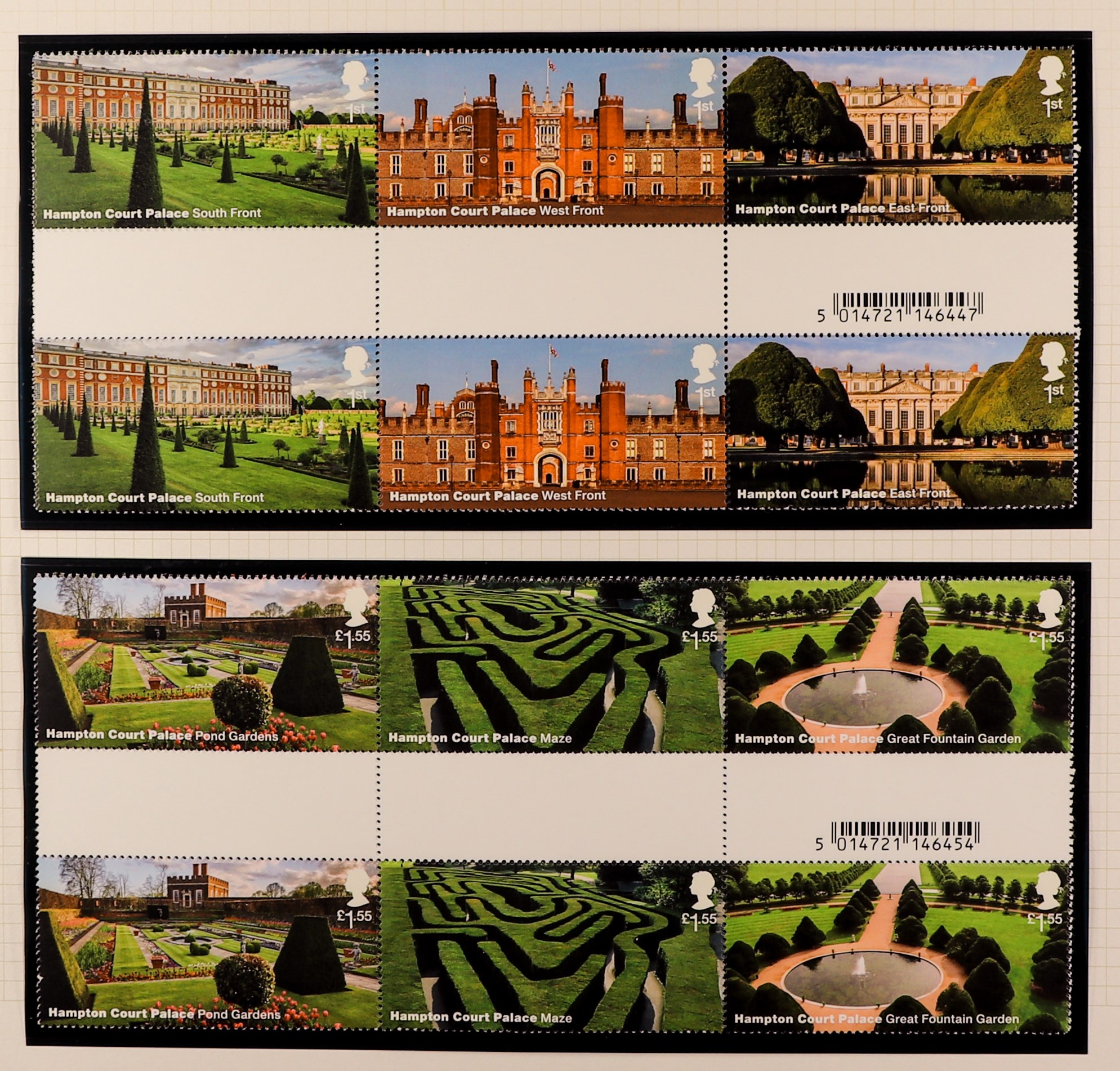 GB.ELIZABETH II 1972-2019 GUTTER PAIRS NEVER HINGED MINT COLLECTION in five albums, seems to be - Image 6 of 9