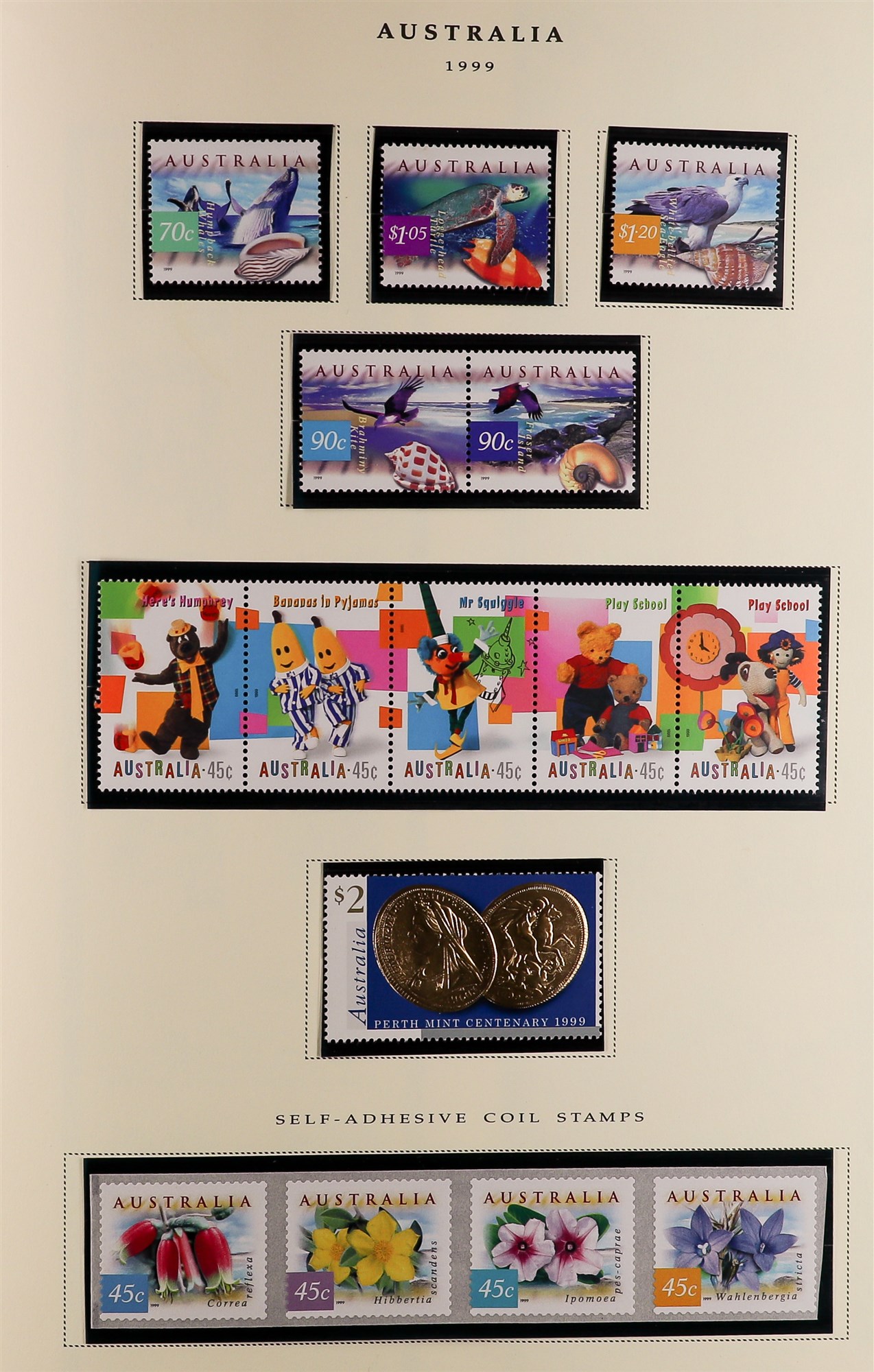 AUSTRALIA 1966 - 2002 NEVER HINGED MINT COLLECTION in a large album, near- complete for the period - Image 21 of 26